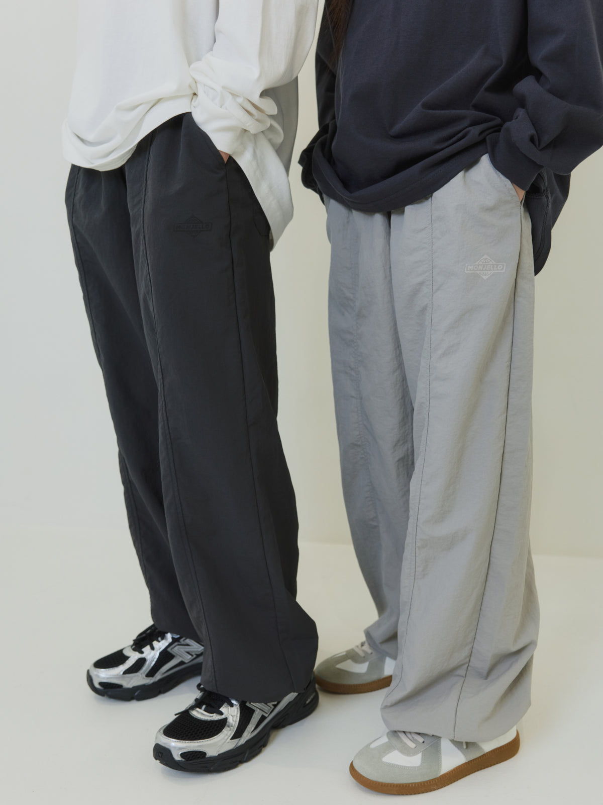 Relaxed Drawcord Track Pants